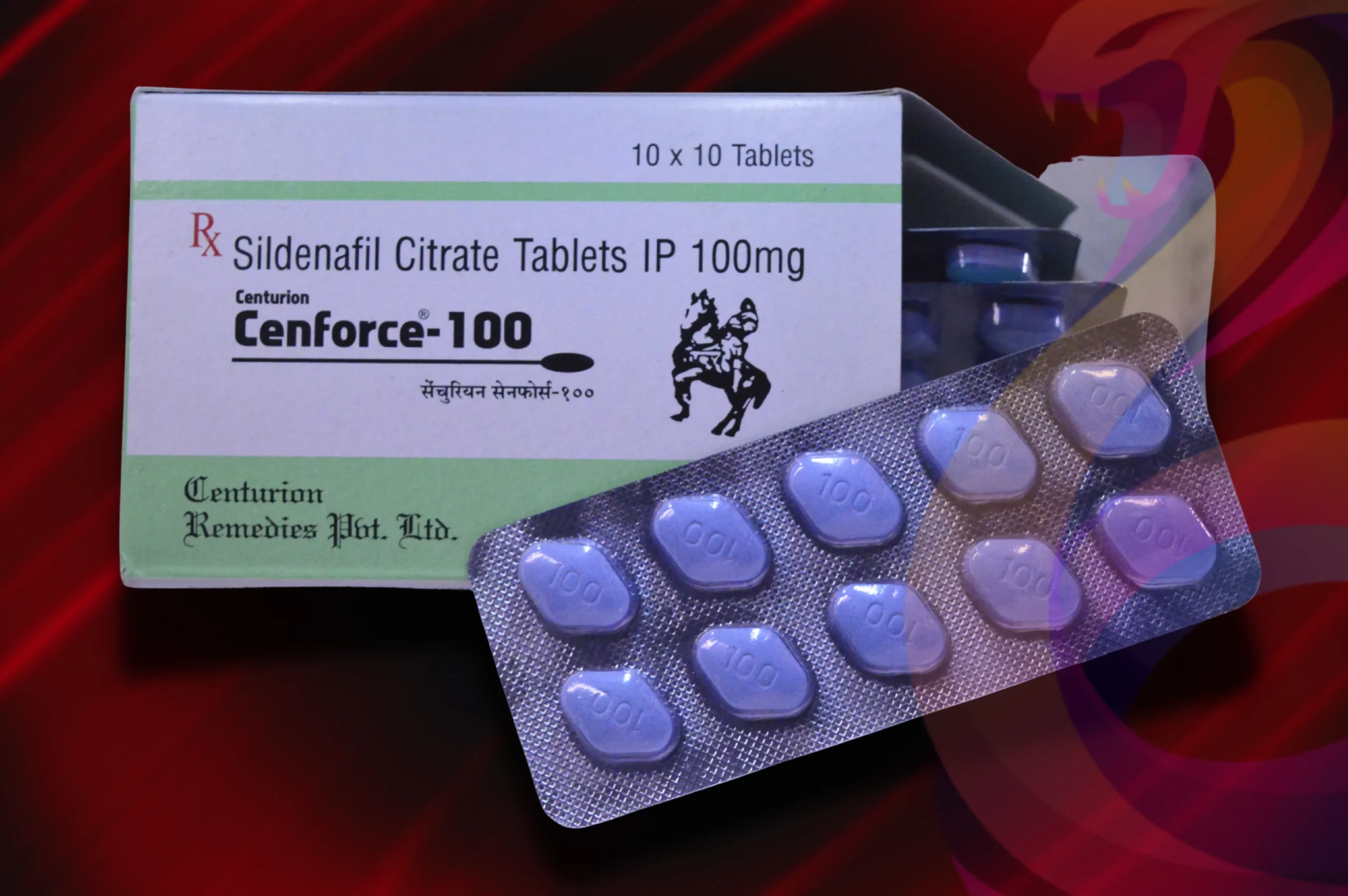 Cenforce 100 mg detail balení včetně blistru