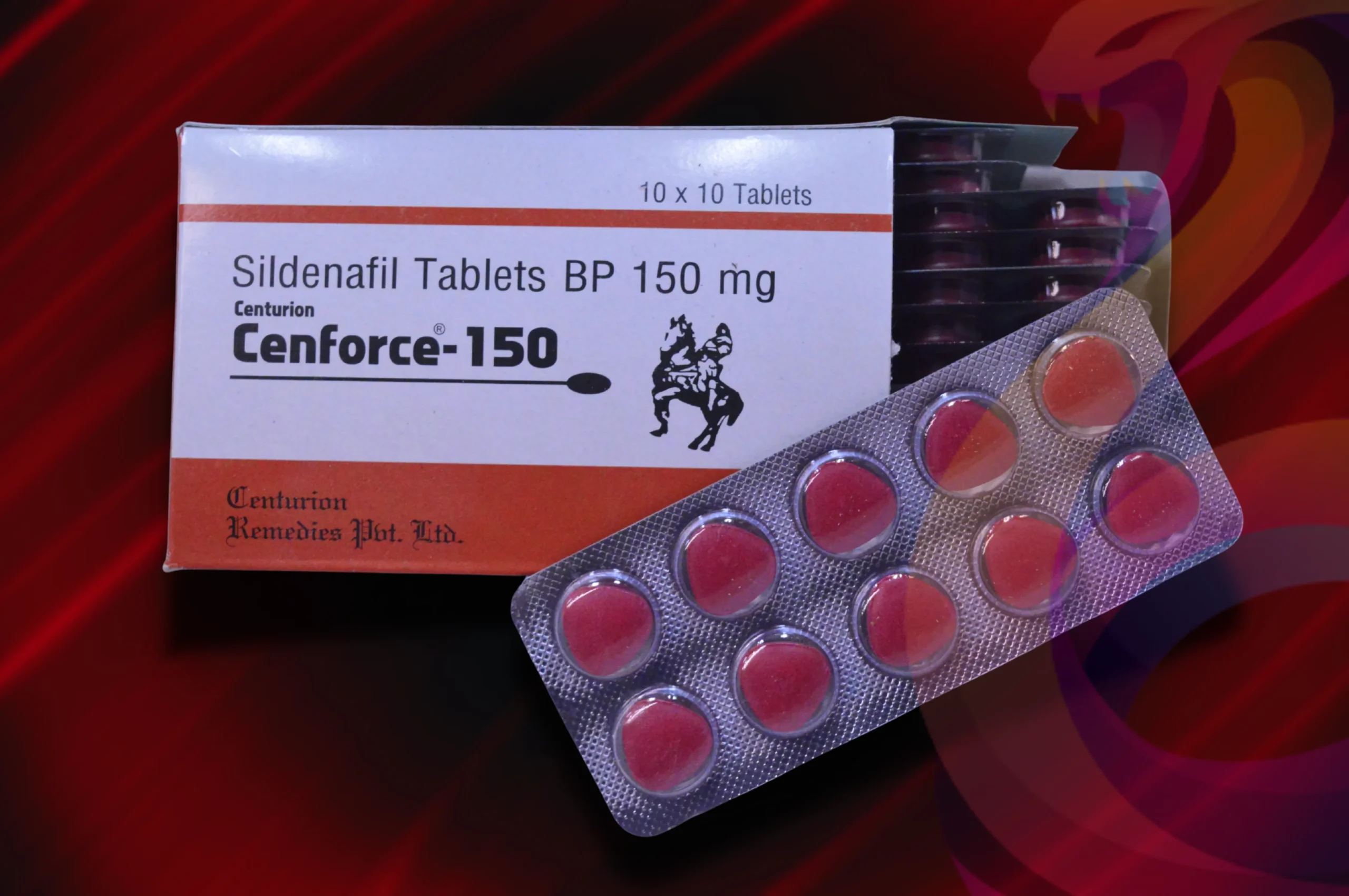 Cenforce 150 mg detail na balení včetně blistru